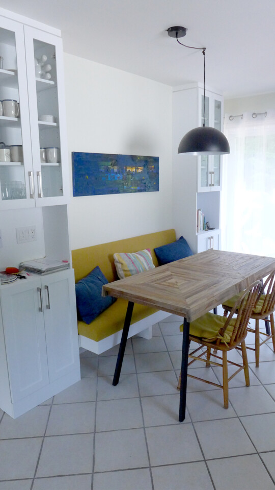 Rénovation complète d'une cuisine et sa salle à manger.